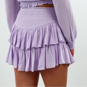 Rock and Rags Sunshine Day Dream Skirt in light purple